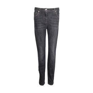 Brunello Cucinelli Slim Fir Jeans in Dark Blue Cotton